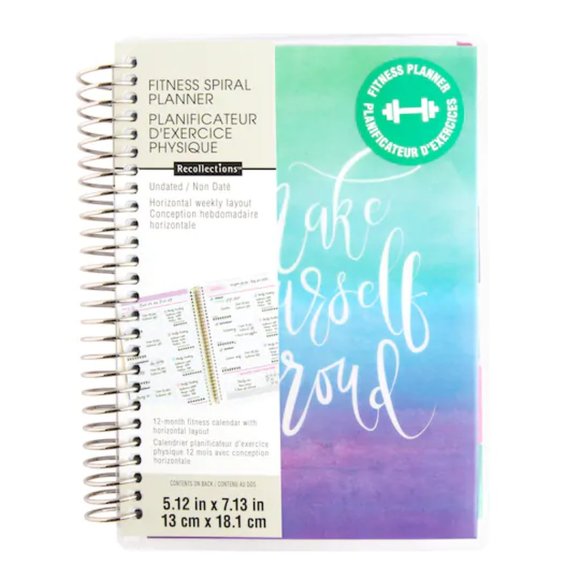 BOGO 12 Month Fitness Planner MAKE YOURSELF PROUD - Picture 2 of 11